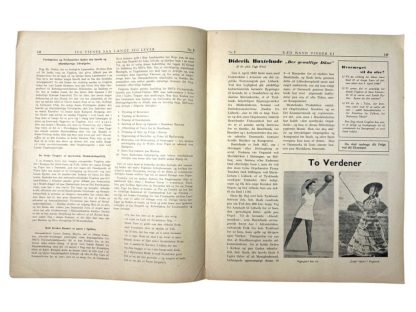 Original WWII Danish NSU 'Stormfanen' magazine - Nr. 8 - August 1943