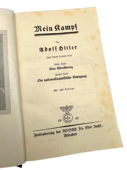 Original WWII German MK book 1938