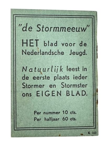 Original WWII Dutch Jeugdstorm set of Banheer H.G. van der Ben