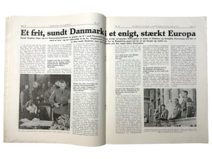Original WWII Danish NSU 'Stormfanen' magazine - Nr. 10 - October 1942