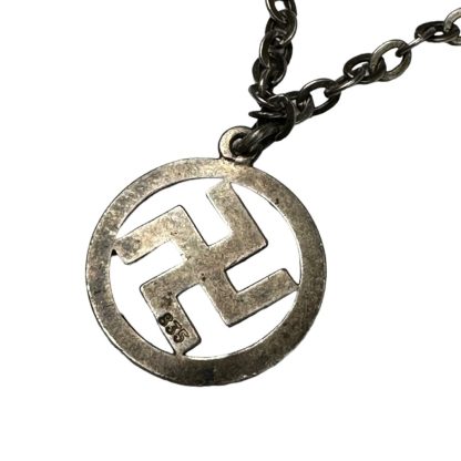 Original WWII German silver necklace