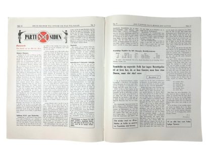 Original WWII Danish NSU 'Stormfanen' magazine - Nr. 9 - September 1942