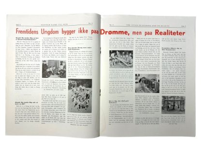 Original WWII Danish NSU 'Stormfanen' magazine - Nr. 8 - September 1941