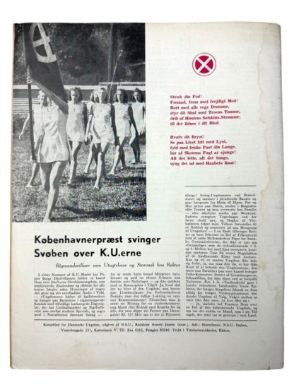 Original WWII Danish NSU 'Stormfanen' magazine - Nr. 3 - March 1943