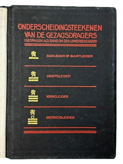 Original WWII Dutch NSB grouping of NSB official and Leader Council of Discipline Leendert Keers