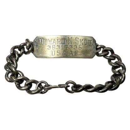 Original WWII USAAF silver bracelet