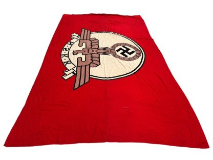 very large German NSKK flag - Militaria - WWII - WW2 - collectibles - drapeau - matériel de guerre boutique militaria - Nationalsozialistisches Kraftfahrkorps fahne