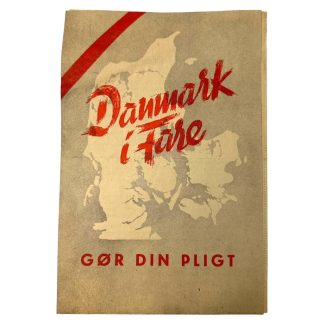 Original WWII Danish SS-Schalburgkorps leaflet