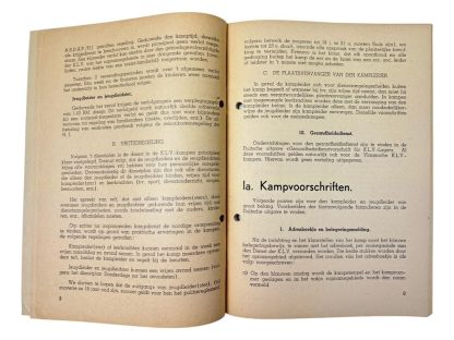 Original WWII Flemish KLV brochure 'Richtlijnen voor jongens en meisjeskampen'