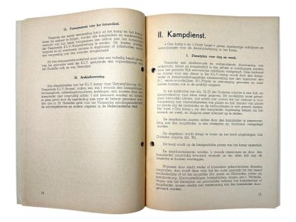 Original WWII Flemish KLV brochure 'Richtlijnen voor jongens en meisjeskampen'