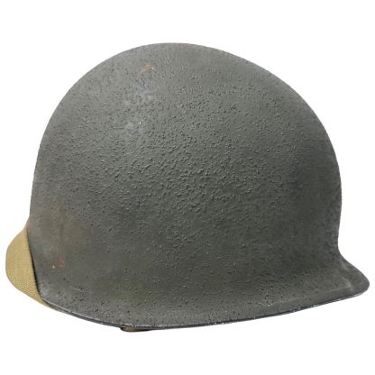 Original WWII US Airborne M1C paratrooper helmet