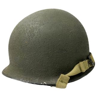 Original WWII US Airborne M1C paratrooper helmet militaria Seconde Guerra Mondiale