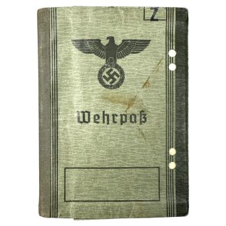 Original WWII German Wehrpass KIA 'Kopfschuss' Netherlands, France and Russia