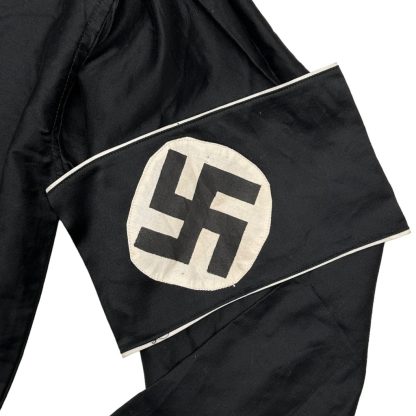 Original WWII Danish NSDAPN blouse and armband