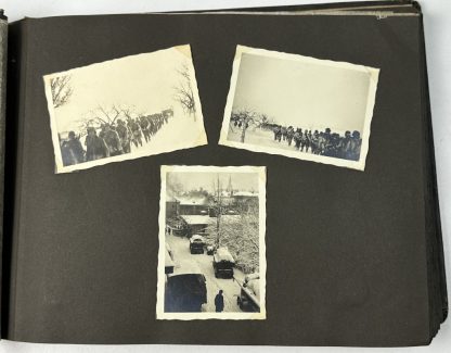 Original WWII German WH photo album Poland, Netherlands (Waalhaven/Rotterdam), Belgium & France