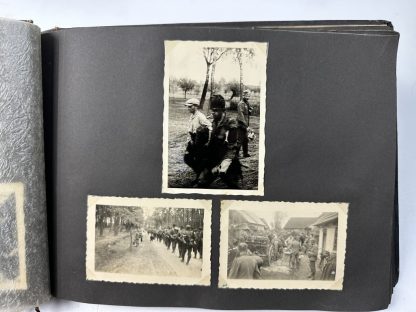 Original WWII German WH photo album Poland, Netherlands (Waalhaven/Rotterdam), Belgium & France