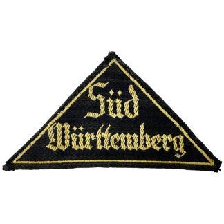 Original WWII German Hitlerjugend districts insignia for Süd Württemberg