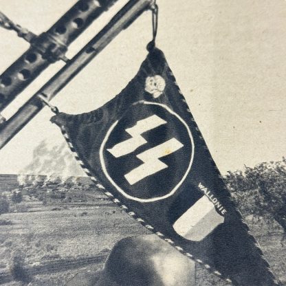Original WWII Walloon Waffen-SS volunteer flyer