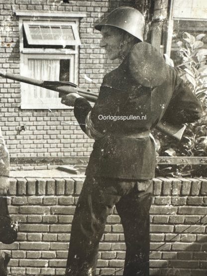 Original WWII Dutch liberation photo 'Moffen Gek'
