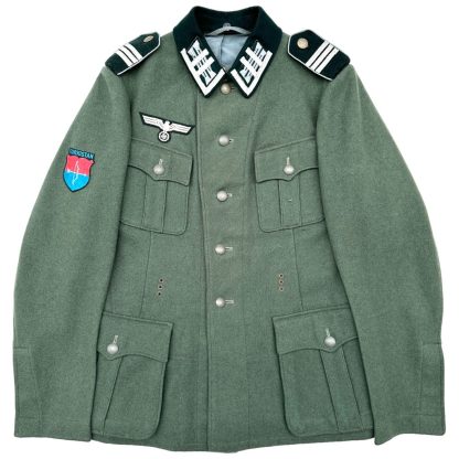 Original WWII German 'Turkistan' volunteer uniform jacket - clothing factory J. Van Delst Haarlem
