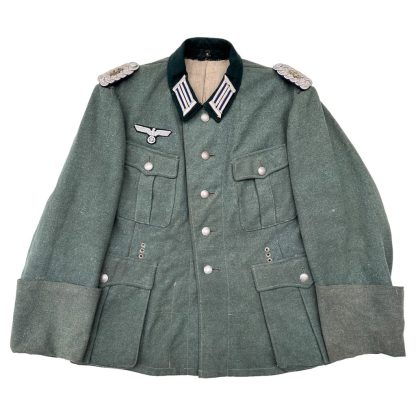 Original WWII German WH M36 Medical Major field jacket