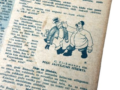 Original WWII Latvian collaboration magazine