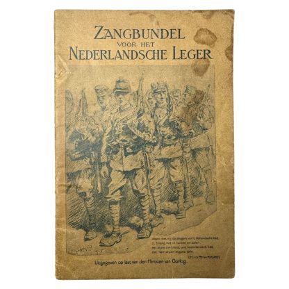 Original Pre 1940 Dutch army song booklet