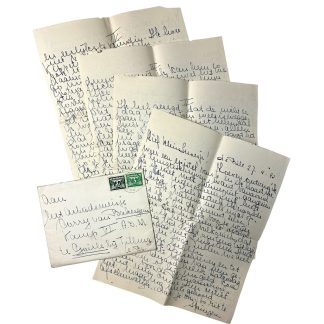 Original WWII Dutch collaboration letter from De Bilt to N.A.D. girl in Goirle