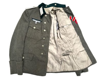 Original WWII German WH (Heer) M36 infantry Leutnant field jacket