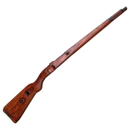 Original WWII German Mauser K98 wooden rifle stock militaria