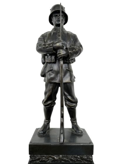 Original WWII German soldier statue