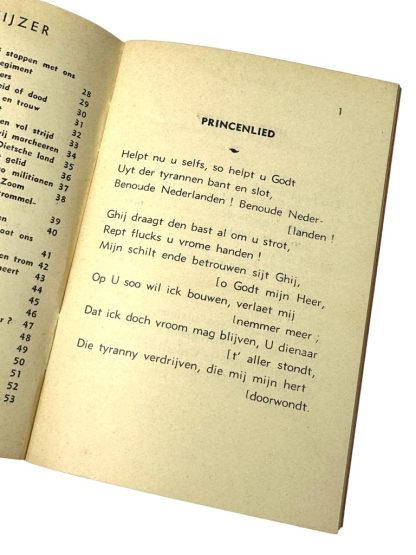 Original WWII Flemish 'Verdinaso' song book