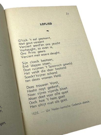 Original WWII Flemish 'Verdinaso' song book