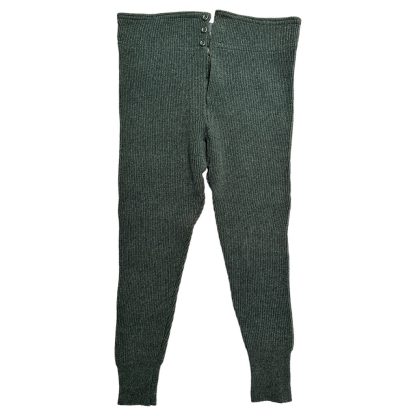Original WWII Italian green wool underpants