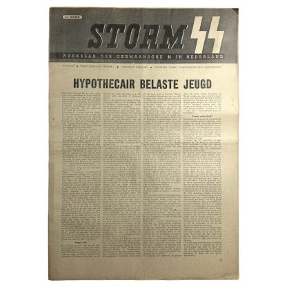 Original WWII Dutch Storm SS newspaper