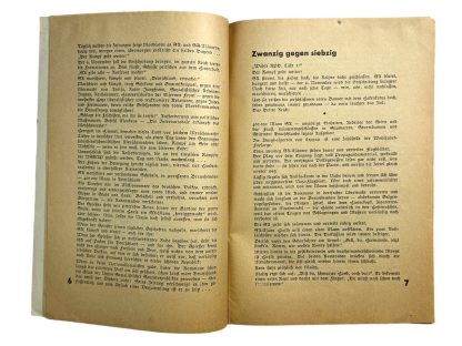 Original WWII German Hitlerjugend 'Die Kameradschaft' booklet