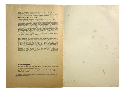 Original WWII German Hitlerjugend 'Die Kameradschaft' booklet