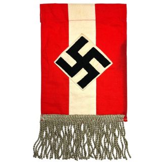 Original WWII German Hitlerjugend table flag