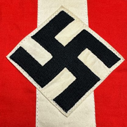 Original WWII German Hitlerjugend table flag
