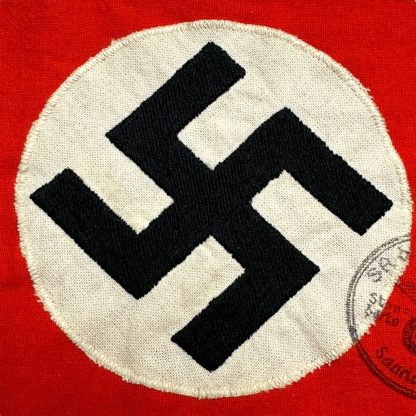 Original WWII German NSDAP armband for district of Saarlautern
