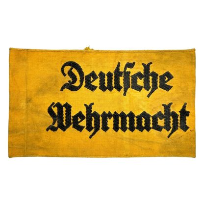 Original WWII German 'Deutsche Wehrmacht' armband