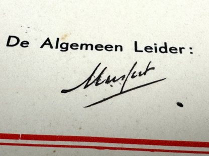 Original WWII Dutch NSB districtsleader of Rotterdam set