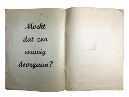 Original WWII Dutch collaboration brochure ‘Wij beschuldigen…’