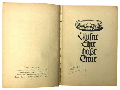 Original WWII German SS Liederbuch