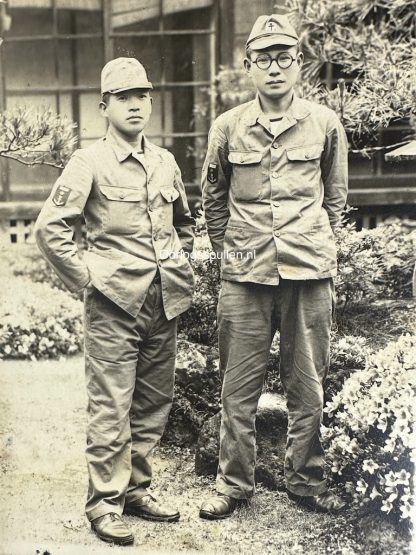第二次世界大戦中の日本人船員のオリジナル写真。