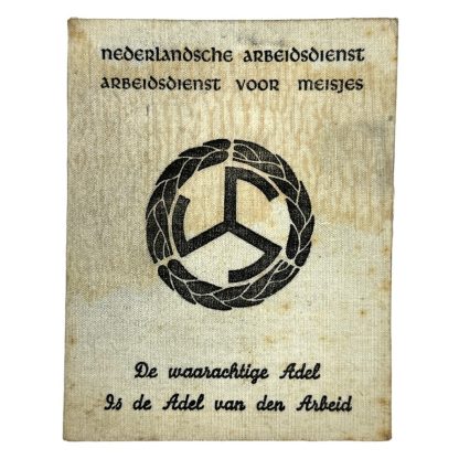 Original WWII Dutch Arbeidsdienst voor Meisjes ID card