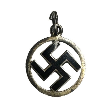 Original WWII German silver hanger