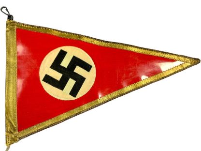 Original WWII German NSDAP political leader car pennant