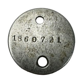 Original WWI US dog tag