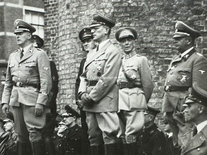 Original WWII Dutch Waffen-SS photo with Anton Mussert, Rauter, Seyss-Inquart, Cornelis van Geelkerken and Seyffardt